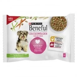 Purina Beneful Schleckermäulchen Huhn & Rind 4x 100G