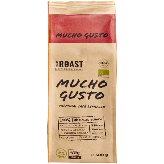 Blank Roast Mucho Gusto Espresso Bohnen 500G 1 Blank Roast Mucho Gusto Espresso Bohnen 500G