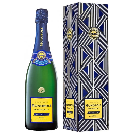 Monopole Blue Top Champagner Brut 0,75L 1 Monopole Blue Top Champagner Brut 0,75L