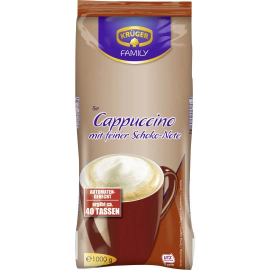 Cappuccino Mit Feiner Schokonote 1KG 1 Cappuccino Mit Feiner Schokonote 1KG