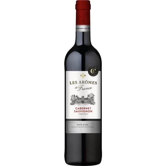 Arômes De France Cabernet Sauvignon Rotwein Trocken 0,75L 1 Arômes De France Cabernet Sauvignon Rotwein Trocken 0,75L