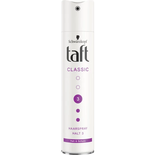 Schwarzkopf Taft Classic Haarspray Halt 3 250ML 1 Schwarzkopf Taft Classic Haarspray Halt 3 250ML